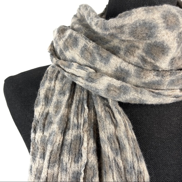 Wilfred WOOL Neck Scarf Animal Leopard Print - Picture 2 of 11